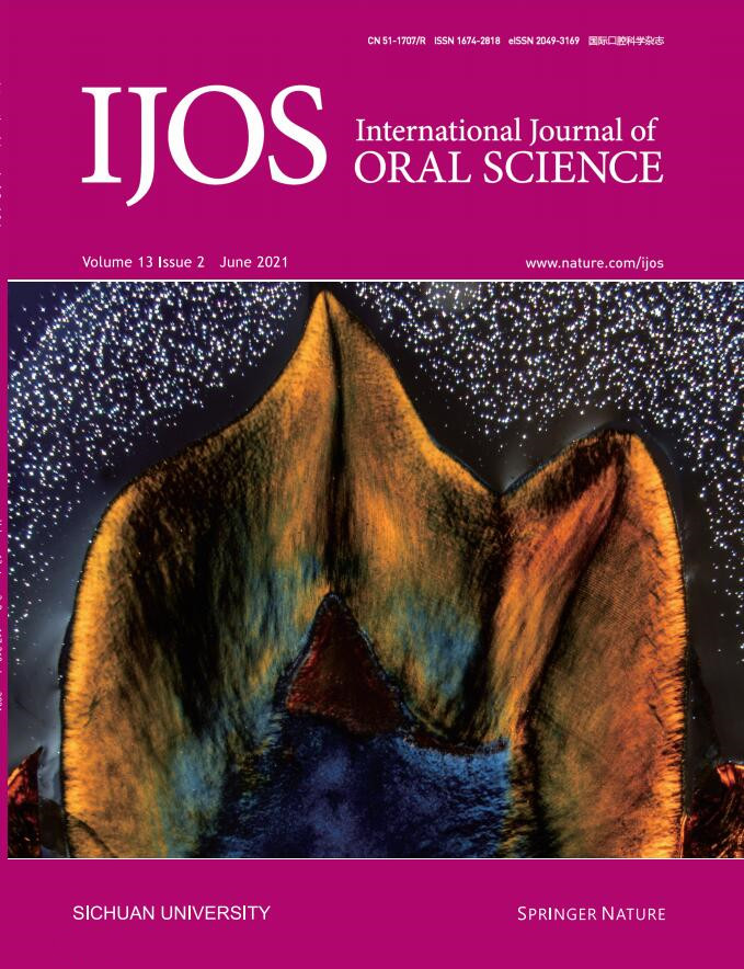 International Journal of Oral Science杂志封面
